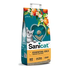 SANICAT Essential Oils Orange floral 10 kg molio bentonitas su gėlių kvapu