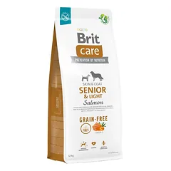 BRIT Care sausas maistas be grūdų Senior&Light su lašiša 12 kg