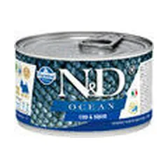 Farmina N&D Dog Ocean Mini Adult su menke ir kalmarais, drėgnas maistas šunims 140 g — 2 nuotrauka