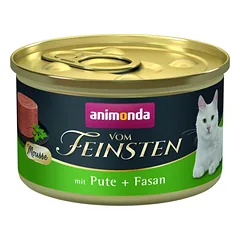 ANIMONDA Vom Feinsten Mousse su kalakutais ir fazanu 85 g kačių maistas photo