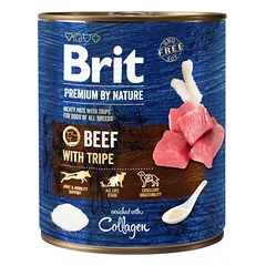 Brit Premium by Nature kons. šunims Beef with Tripes  800g