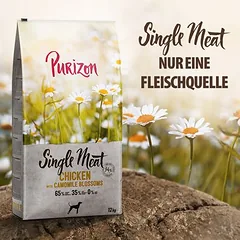 Purizon Single Meat Adult Huhn mit Kamillenblüten und Kürbis - getreidefrei