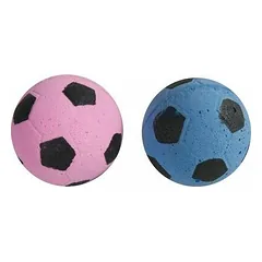 Flamingo žaislas katėms kempininiai kamuoliukai Football 2 vnt. — 2 nuotrauka
