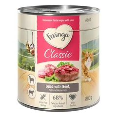 Feringa Classic Meat meniu drėgnas maistas katėms 6 x 800 g — 5 nuotrauka