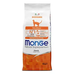Monge Cat Adult Duck Monoprotein sterilizuotoms katėms su antiena 10kg