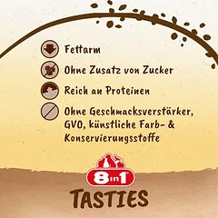 8in1 Tasties su višta Calcium Bones, skanėstai šunims — 3 nuotrauka