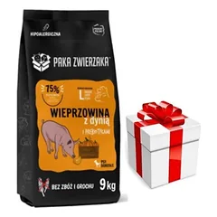 Paka Zwierzaka - Septintas dangus - Kiauliena su moliūgais L 9kg + Staigmena ŠUNIUI