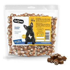 Hau&Miau minkšti žuvies žiedai 500g