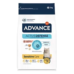 Advance Sensitive su lašiša ir ryžiais, sausas maistas katėms, 3 - 4,9 kg — 2 nuotrauka