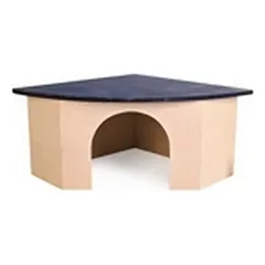 CROCI BLUE ROOF medinis kampinis namas 29x13x21cm