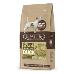 Quattro Grain Free sausas pašaras su antiena šuniukams ir maitinančioms kalėms