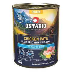 Ontario Puppy Vištienos paštetas su Spirulina 800g
