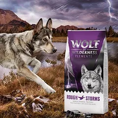 Wolf of Wilderness Monoprotein su antiena "Rough Storms", sausas maistas šunims, < 1,4 kg — 5 nuotrauka