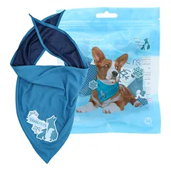 Vėsinanti skarelė vidutiniams šunims, CoolPets Cooling Bandana 63 x 43 cm (M)