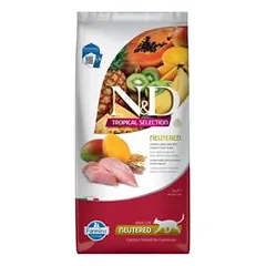Farmina N&D Cat Tropical Selection Chicken sausas maistas suaugusioms sterilizuotoms katėms, 10 kg