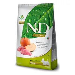 Sausas pašaras šunims FARMINA N&D PRIME DOG Dry Wild Boar&Apple ADULT MINI 2,5kg