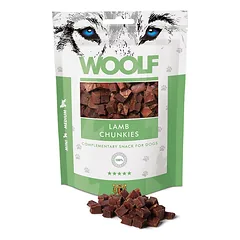 WOOLF Lamb Chunkies 100g Ėrienos gabaliukai