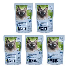 BOZITA Šiaurinio elnio mėsos kukuliai padaže (paketėlis) 5x85g