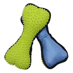 Šunų žaislas, lateksas, mėlynas/žalias 19 cm — 2 nuotrauka