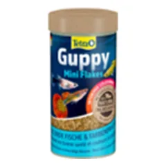 Tetra visavertis pašaras įvairioms žuvytėms Guppy Flakes, 250 ml