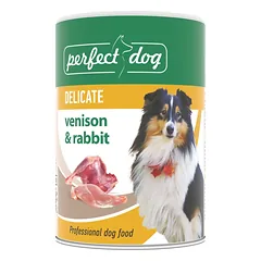 PERFECT DOG konservas su briediena ir triušiena 400g