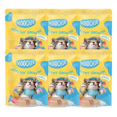 MOOCHIE KITTEN Sveikas augimas Tunas ir vištiena 6x70 g sveikas augimas