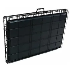 Metalinis narvas S (61x42x48.5cm) dviejų durų, su plastmasiniu padėklu, 1 vnt. — 2 nuotrauka