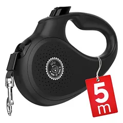 HUND IST KÖNIG automatinis pavadėlis 8 m mažiems ir dideliems šunims, ergonomiška rankena, Labai dideliems > 45 kg — 3 nuotrauka