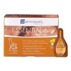 Dermoscent ESSENTIAL 6 spot-on lašai šunims odos ir kailio būklei gerinti