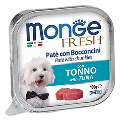 Monge Fresh Adult Chunkies Tuna paštetas šunims