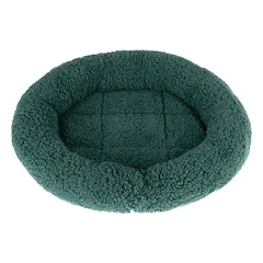 zooplus Exclusive guolis katėms Fluffy 2in1, vilnonė balta: L 50 x B 42 x H 7,5 cm — 2 nuotrauka