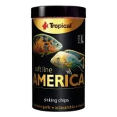 Tropical Soft Line America L minkštas maistas visaėdėms ir mėsėdėms Amerikos žuvims 100 ml