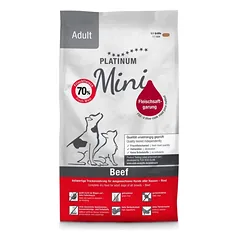Platinum Adult Mini Beef sausas maistas mažų veislių šunims su jautiena