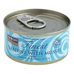 Fish4Cats Finest Sardine with Mussel 70 g