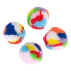 TIAKI Katzenspielzeug-Set Flauschbälle