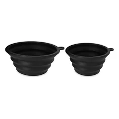 TIAKI silikoninis kelioninis dubenėlis, juodas, 750 ml, Ø 15 cm — 2 nuotrauka