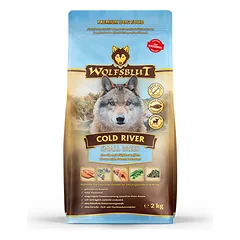WOLFSBLUT Small Breed Cold River Adult sausas maistas mažų veislių šunims su upėtakiu 2 kg — 2 nuotrauka