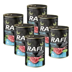 RAFI Cat Adult Sterilizuota su ėriena 6x400g