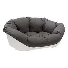 Ferplast užvalkalas Sofà, antracito spalvos, krepšiui Siesta Deluxe (be krepšio), Dydis 6: L 73 x B 55 x H 27 cm — 5 nuotrauka