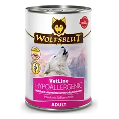 Wolfsblut VetLine Hypoallergenic konservai alergiškiems šunims, 395 g