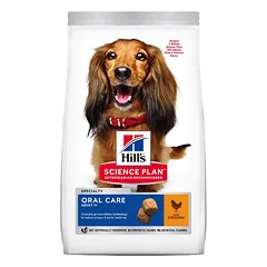 HILL'S SP Canine oral care chicken sausas maistas suaugusiems šunims, burnos ertmės priežiūrai, 2 kg