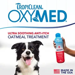 TropiClean OxyMed skalavimo kondicionierius nuo niežėjimo šunims ir katėms, 355 ml — 4 nuotrauka