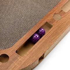 Canadian Cat Company žaislas katėms PlayPlate XL, riešutmedžio spalvos, Dideliems > 5 kg — 5 nuotrauka