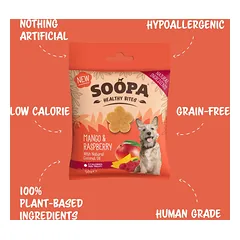 SOOPA Mango ir aviečių skanėstai šunims, Mango & Raspberry Dog Treats, 50g — 3 nuotrauka