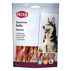 Trixie Denta Fun skanėstai šunims, kramtomi antienos suktinukai, 30 vnt, 240 g