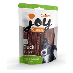 CALIBRA Dog Joy Classic Duck Strips 250 g pusiau drėgni ančių juostelės
