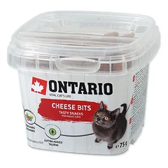 ONTARIO SNACK CHEESE BITS SKANĖSTAS KATĖMS su taurinu 75G — 3 nuotrauka