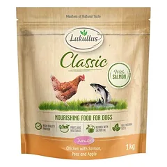 Lukullus Classic Junior su vištiena ir lašiša, sausas maistas šunims, < 1,4 kg — 5 nuotrauka