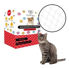 FinoPet Katzennetz transparent für Balkon