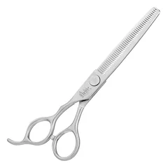 Yento Fanatic Series Thinner Lefty - profesionalios vienpusės retinimo žirklės, pagamintos iš anglinio nerūdijančio plieno, kairiarankiams, su 45 dantukais
